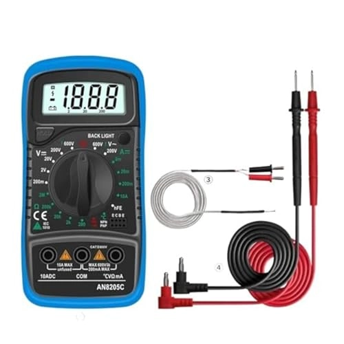 FVGshshDH AN8205C - Digital Multimeter Auto Range Backlight