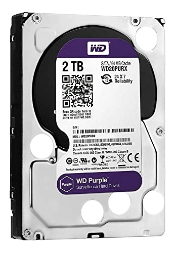3.5" 5400rpm 64MB SATA 6Gb/s (WD20PURZ) - 2TB