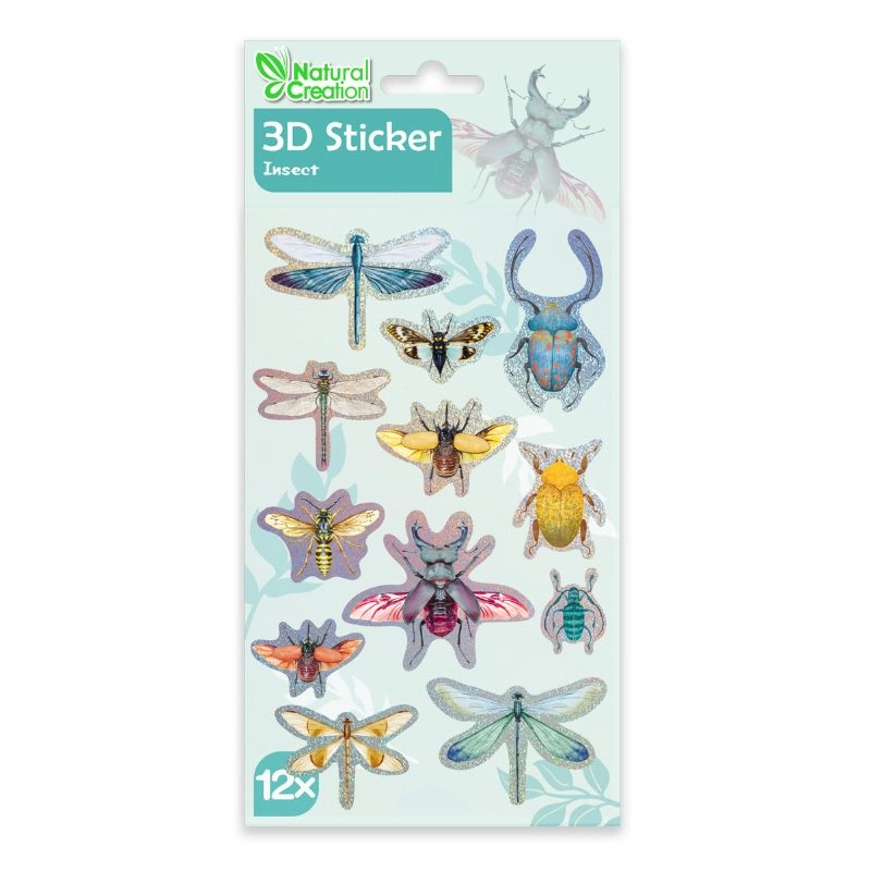 Avenir 3D Stickers - 12Pcs