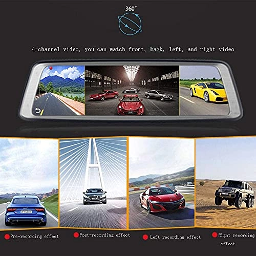 Dual Lens Mirror Dash Cam - 1080p