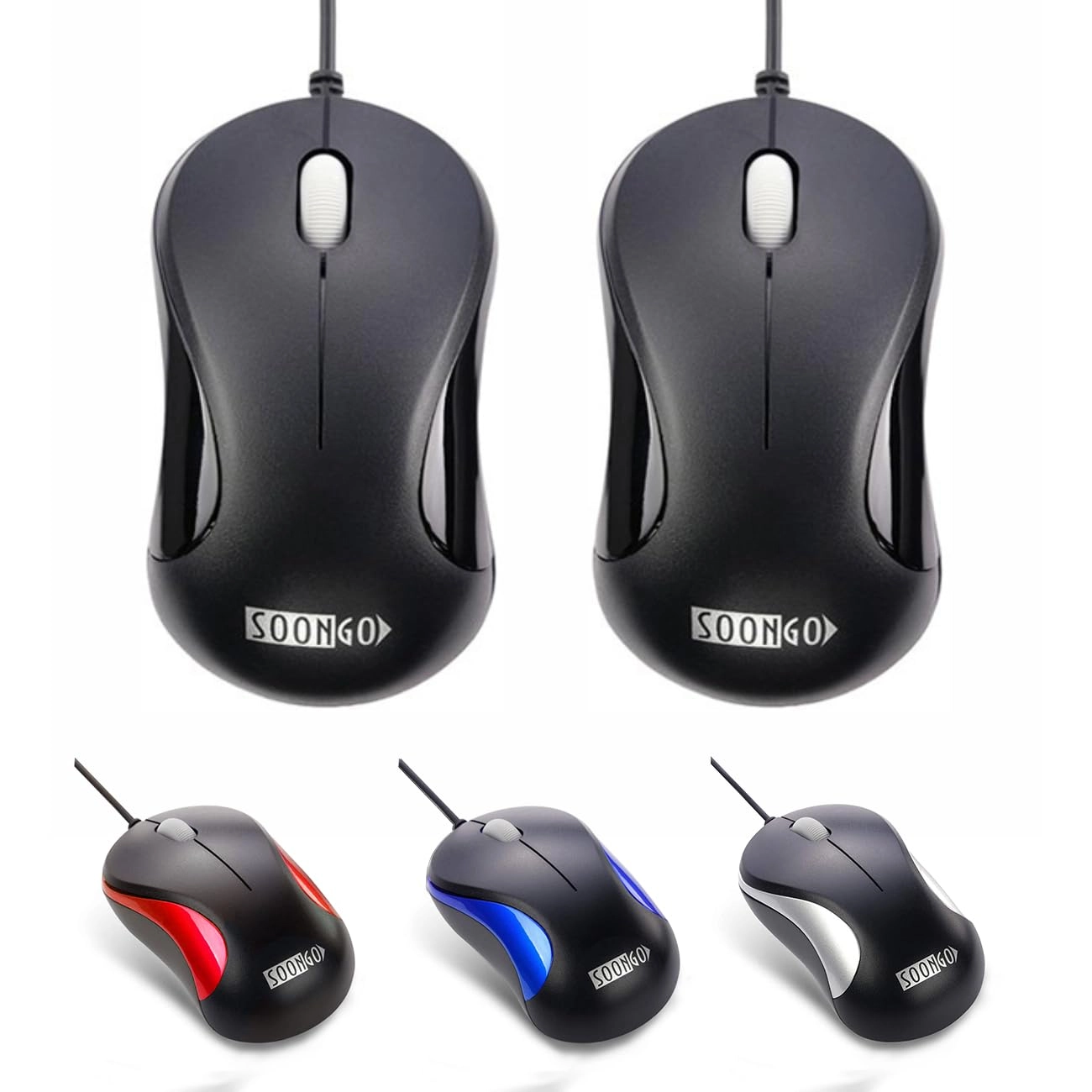SOON GO Mini USB Mouse - Wired