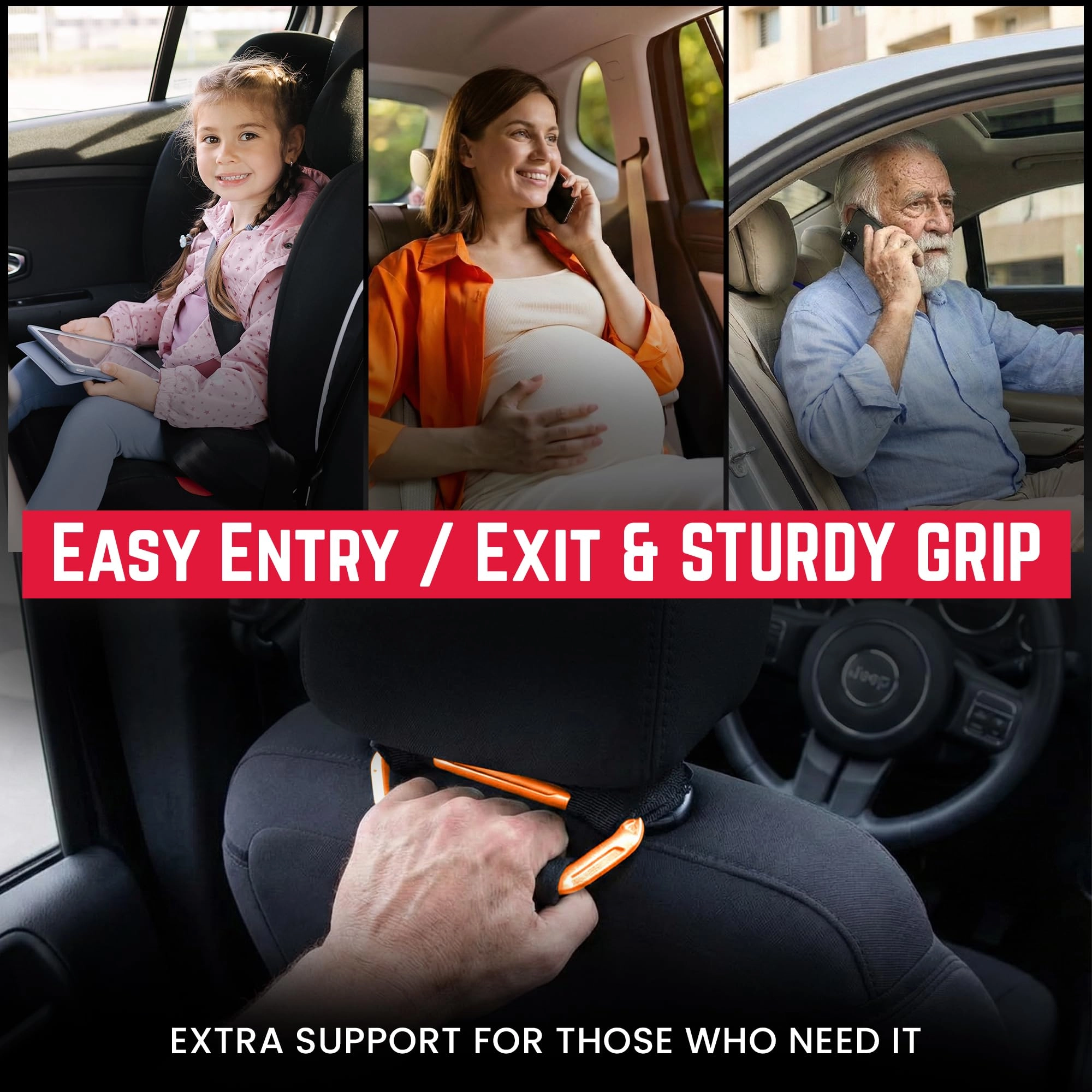 BackGrip Pro - 2-Pack Grabber Orange