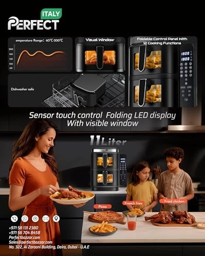 Double Basket Air Fryer DAF-8001