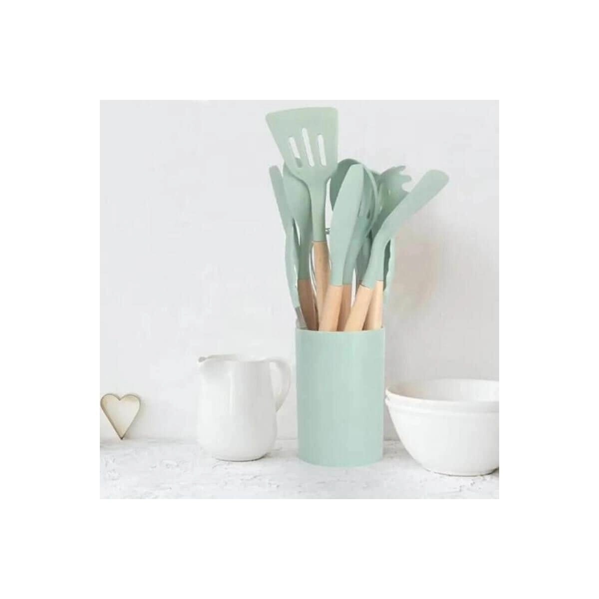 Silicone Kitchen Spoon Set - 12 piece(s)