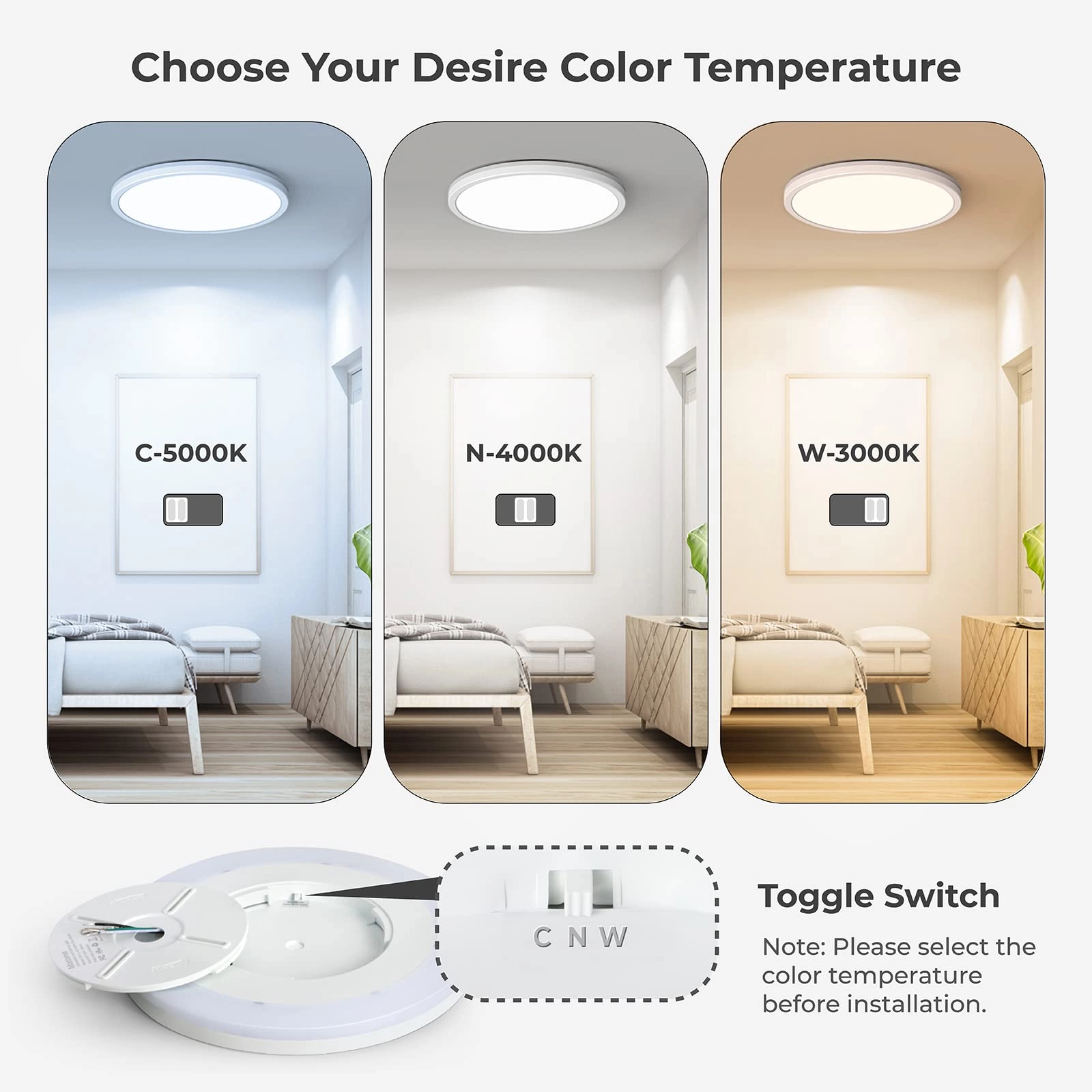 LS-CL-G2 - 3000K 4000K 5000K Dimmable