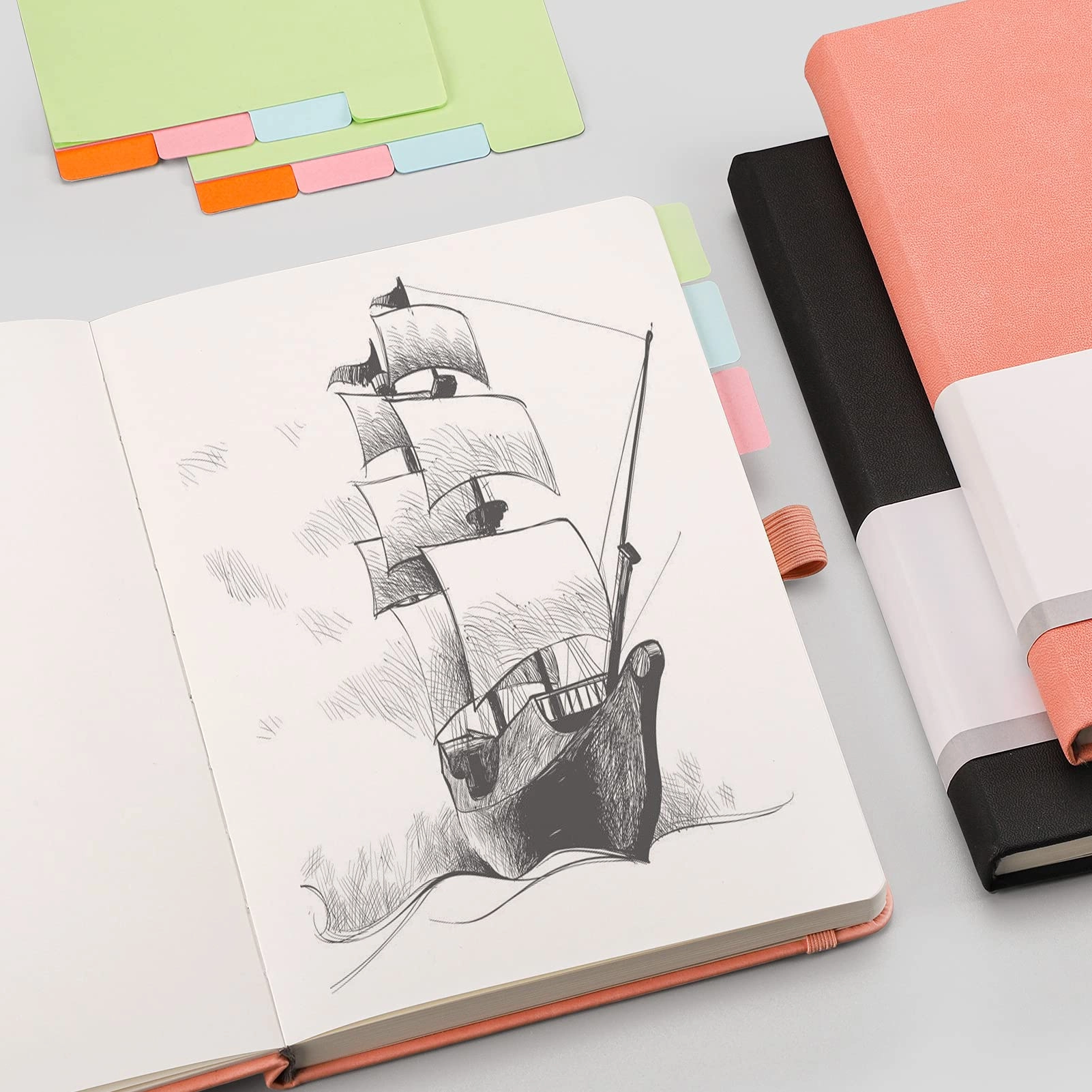 Blank Notebook A5 Hardcover - Blank 96 Sheets