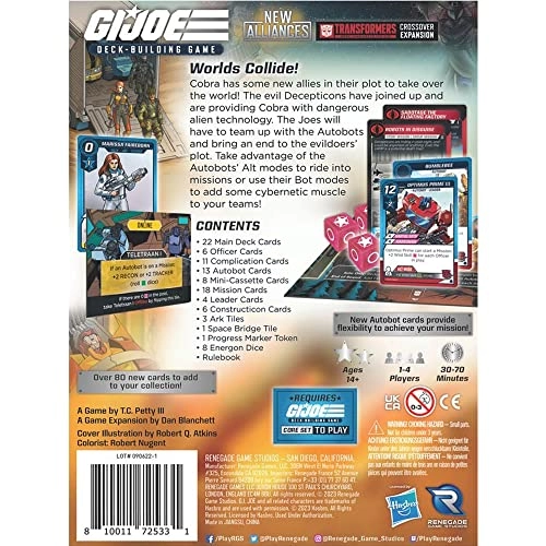 G.I. Joe Deck-Building Game: New Alliances - A Transformers Crossover Expansion