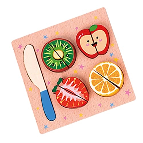 Cutting Toy Set - 3 Sets Wood Non Toxic