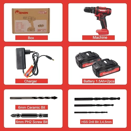 Cordless Impact Drill - 1.5 Amp Hours