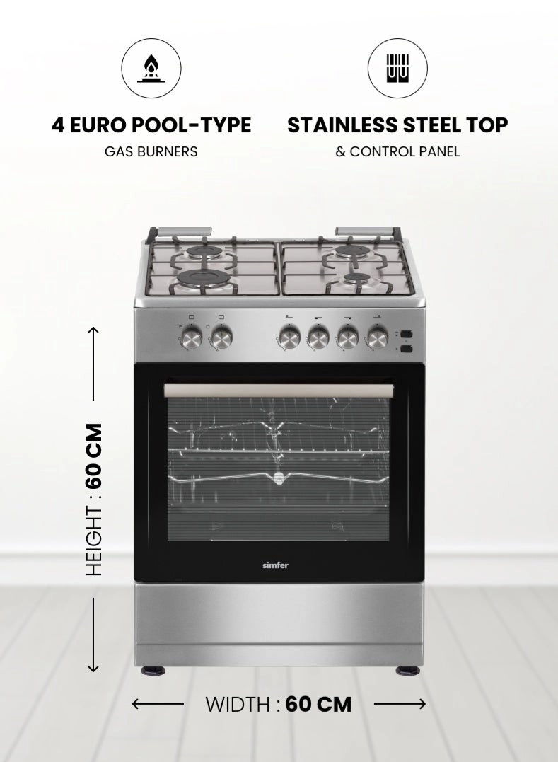 SMF6062GCL GAS Cooker