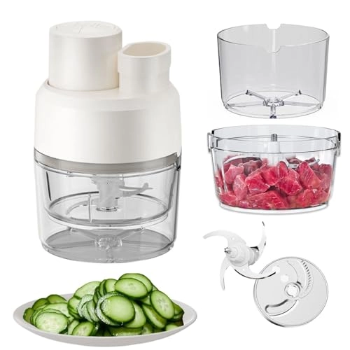 3 IN 1 Electric Food Chopper - 3.5 Cups
