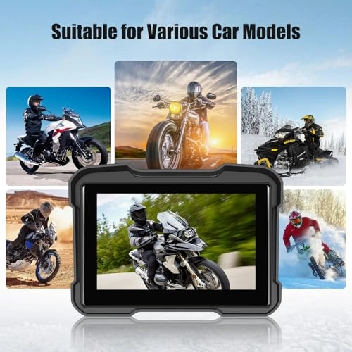 Motorcycle GPS Navigation System - 5 inch