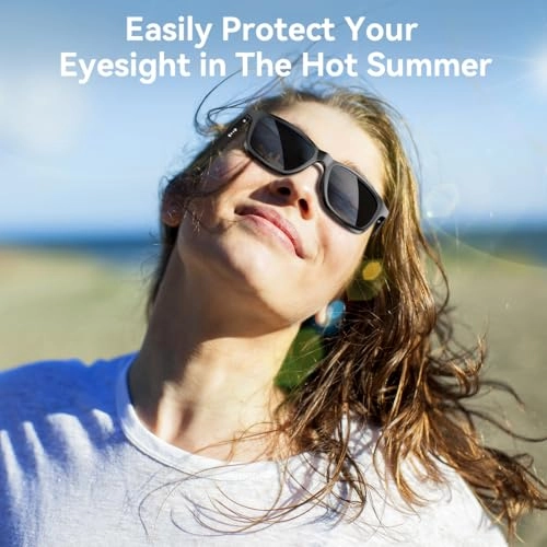 Simple - Open-Ear bluetooth UV400 Black-Lens