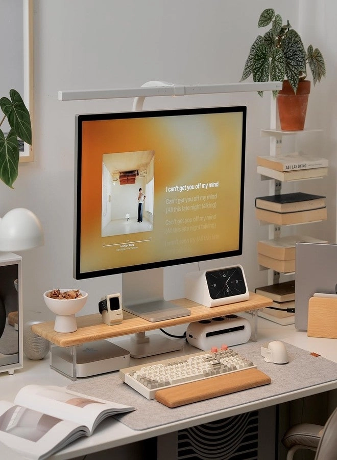 Bamboo Monitor Stand Riser - 31.5 Inches