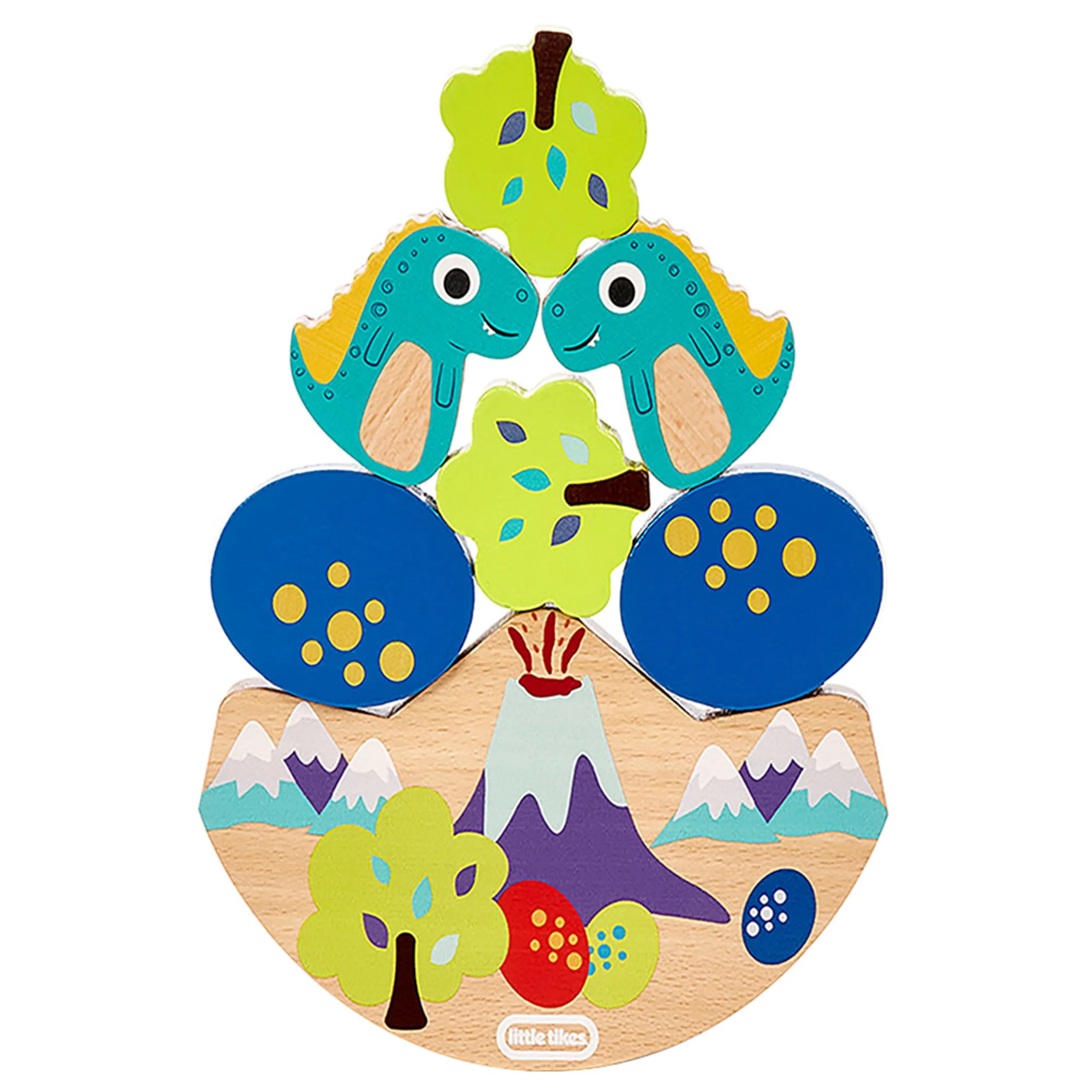 Little Tikes Wooden Critters Balancing Toy - 8 pieces Dino