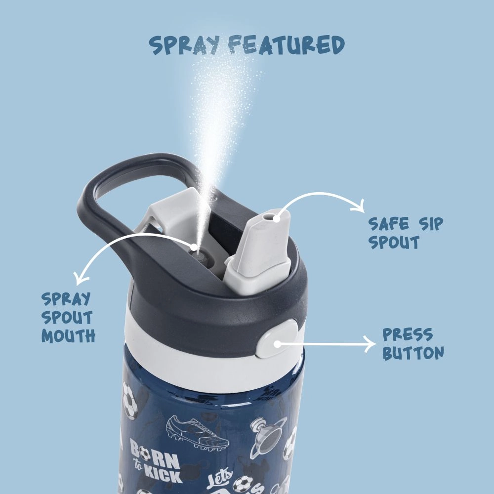 Football Water Bottle - Spray Tritan 750 ml