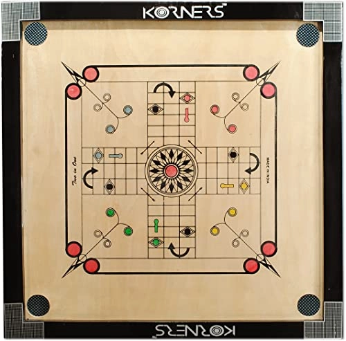 Carrom Board - Round Pocket