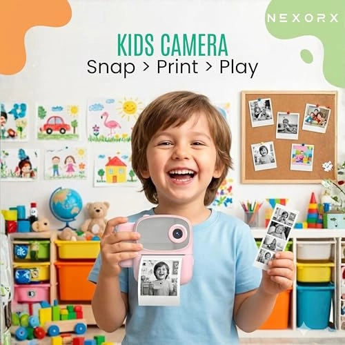 FunFoto - 1080P Dual HD 2.4-inch IPS Thermal Printing