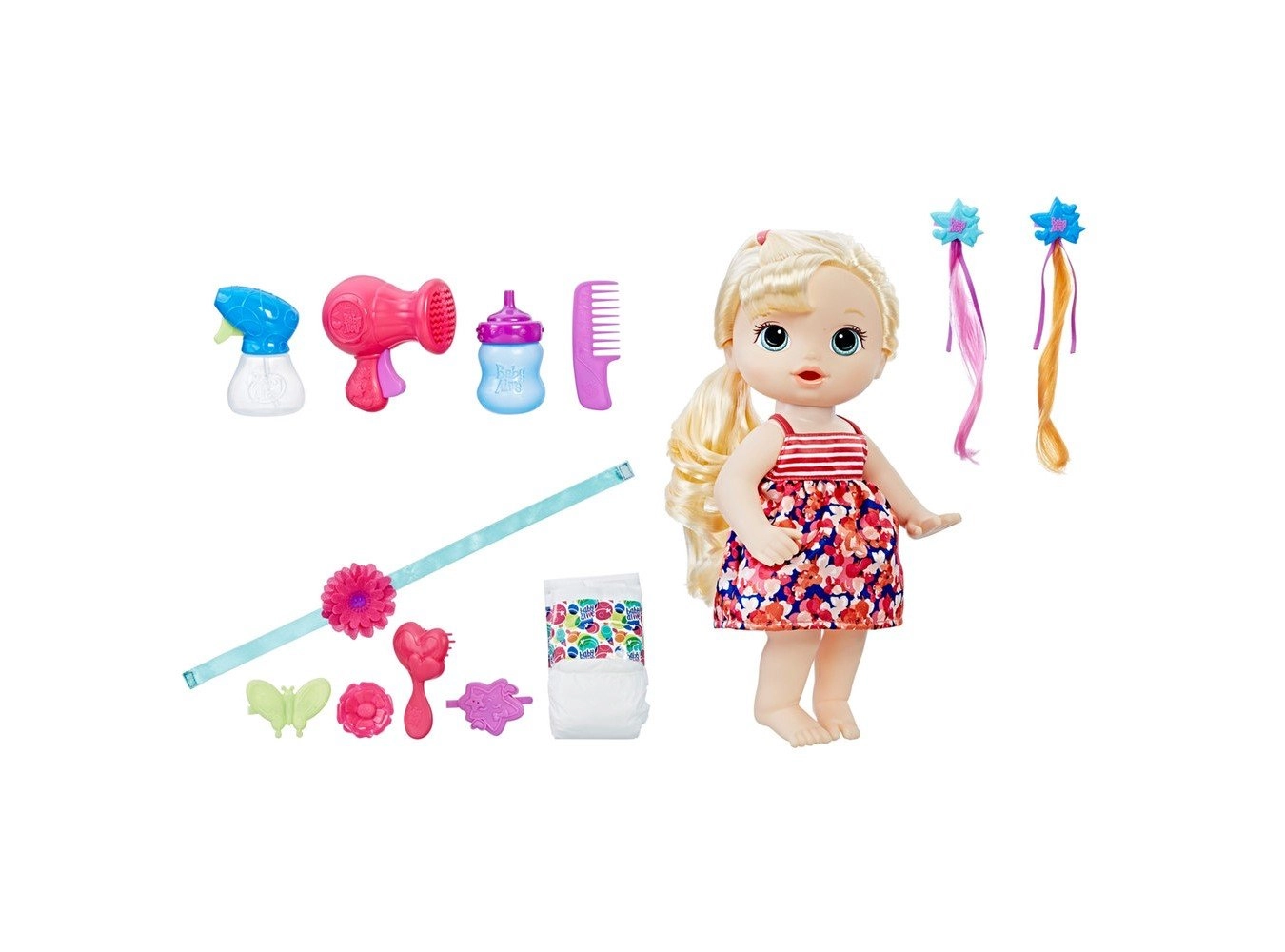 Hasbro Baby Alive Cute Hairstyles Baby Baby Doll - Blonde Ages 3+