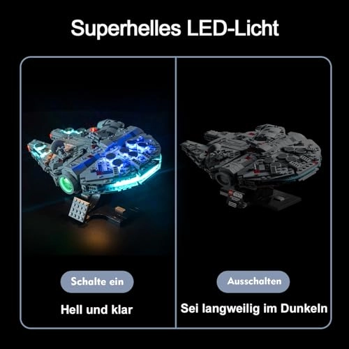 75375 Millennium Falcon - 16 light sources USB/Battery powered