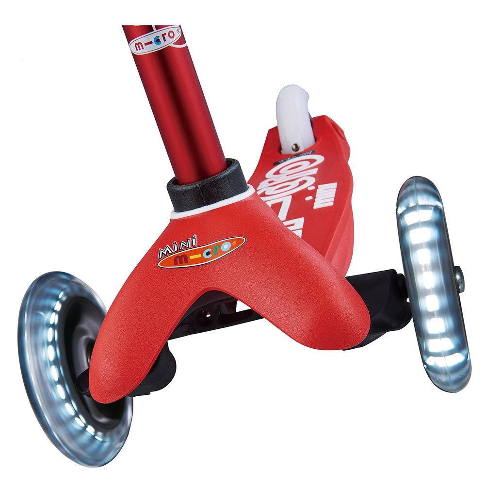 Mini Deluxe 3-Wheel Kick Scooter – 120/85 mm LED