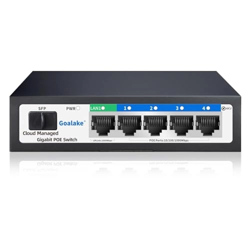 4 PoE Ports|Easy Managed 6-ports