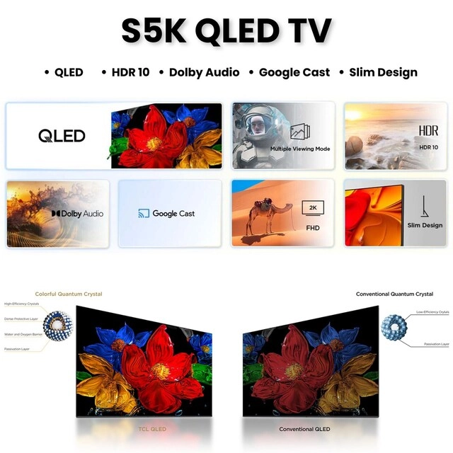 TV 32S5K 32"