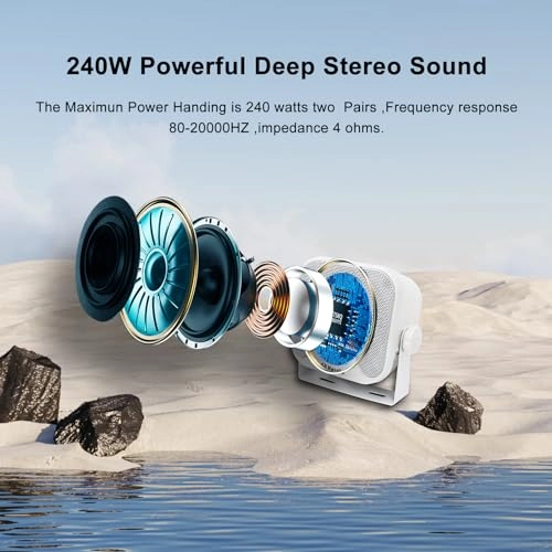 Marine Speakers - 4 Inch 240W