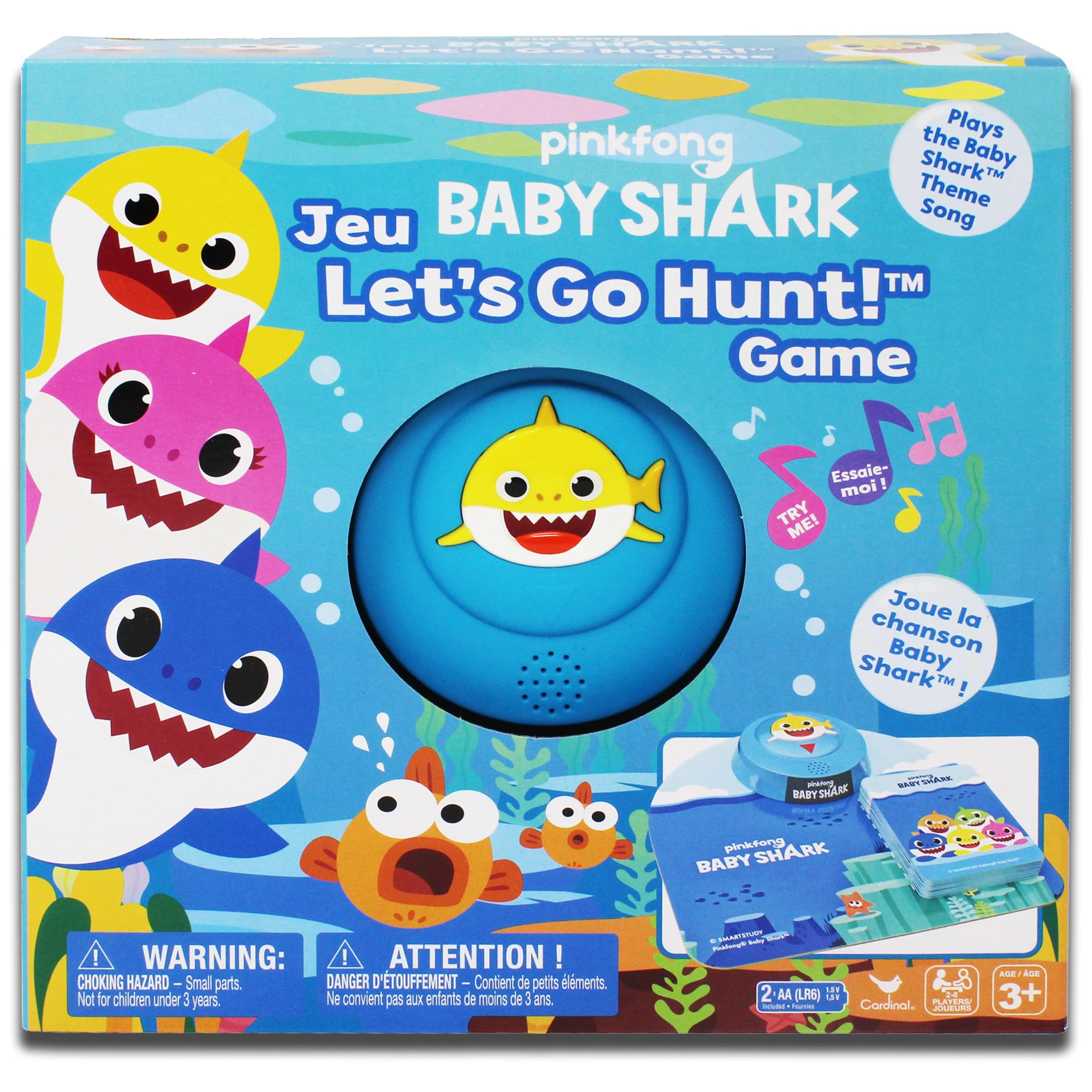 Spin Master Baby Shark Let's Go Hunt Card Game - Multilingual 3 years and up 1 piece(s)