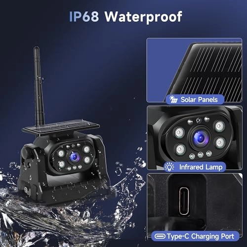 Wireless Backup Camera - Night vision WiFi 1080P