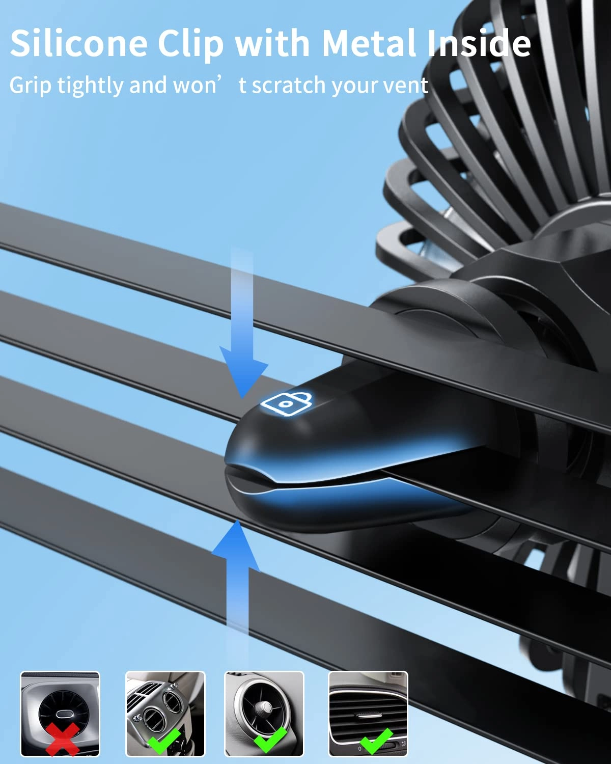 Car Fan - USB Powered 3 Speed