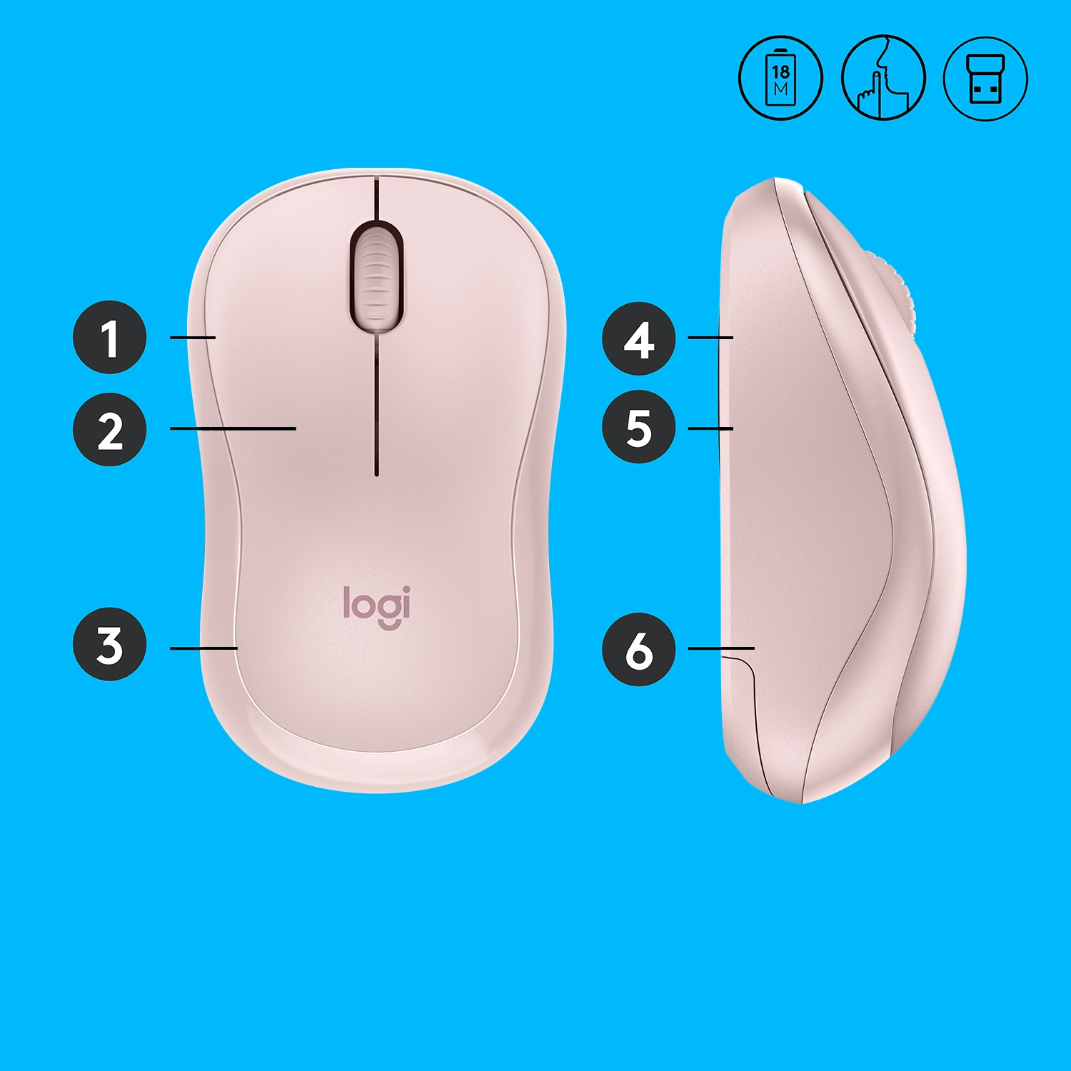 M240 Silent Mouse - Bluetooth