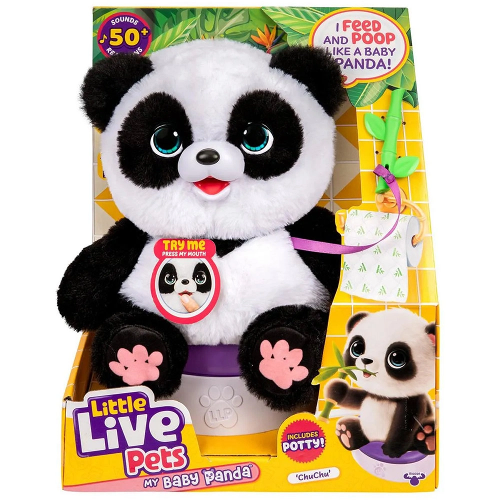 Little Live Pets ChuChu My Baby Panda - S2 Single Pack Ages 5+