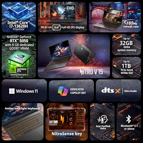 Nitro ANV15-52 - 15.6'' i9-13900H 16GB DDR4 512GB SSD