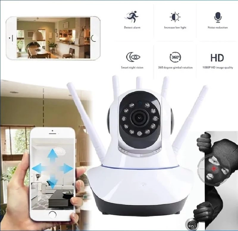 Five Antenna 1080P 2MP WiFi Camera IP PTZ