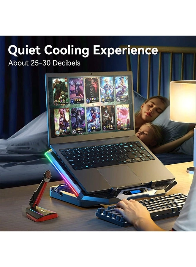 Gaming Laptop Cooling Pad - 8 Fans 15-17.3 Inch