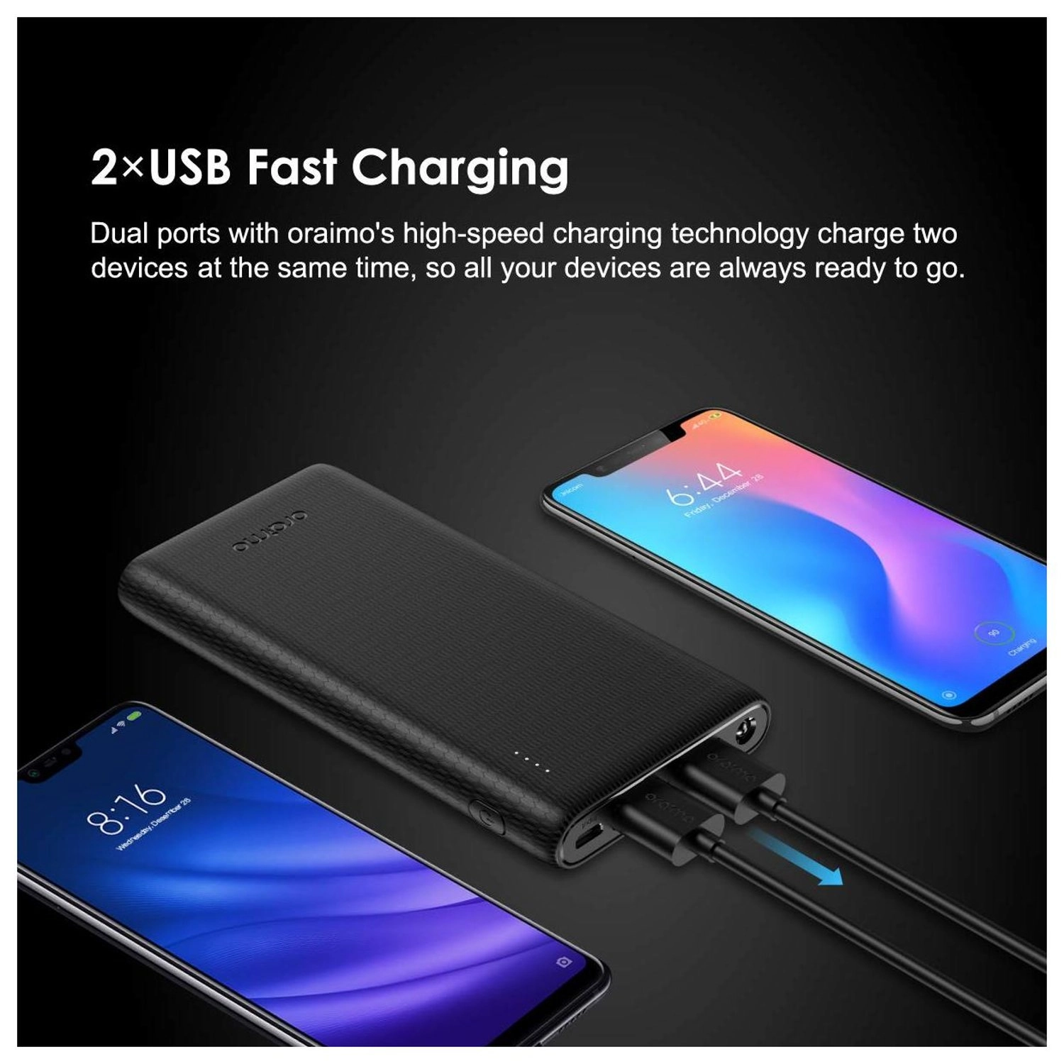 Toast 10 - 10000 mAh DC 5.0V 2.1A (Max)