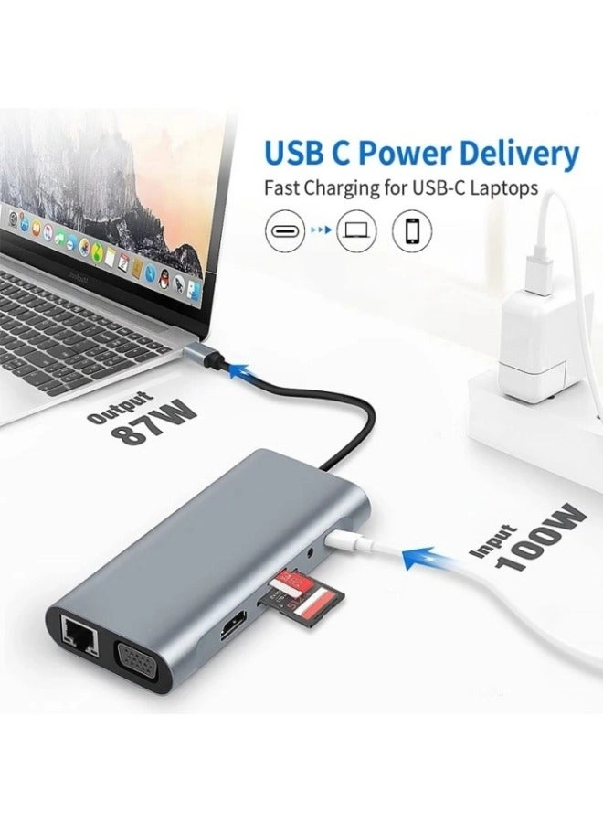 USB-C Hub Adapter - 4K HDMI PD Fast Charge