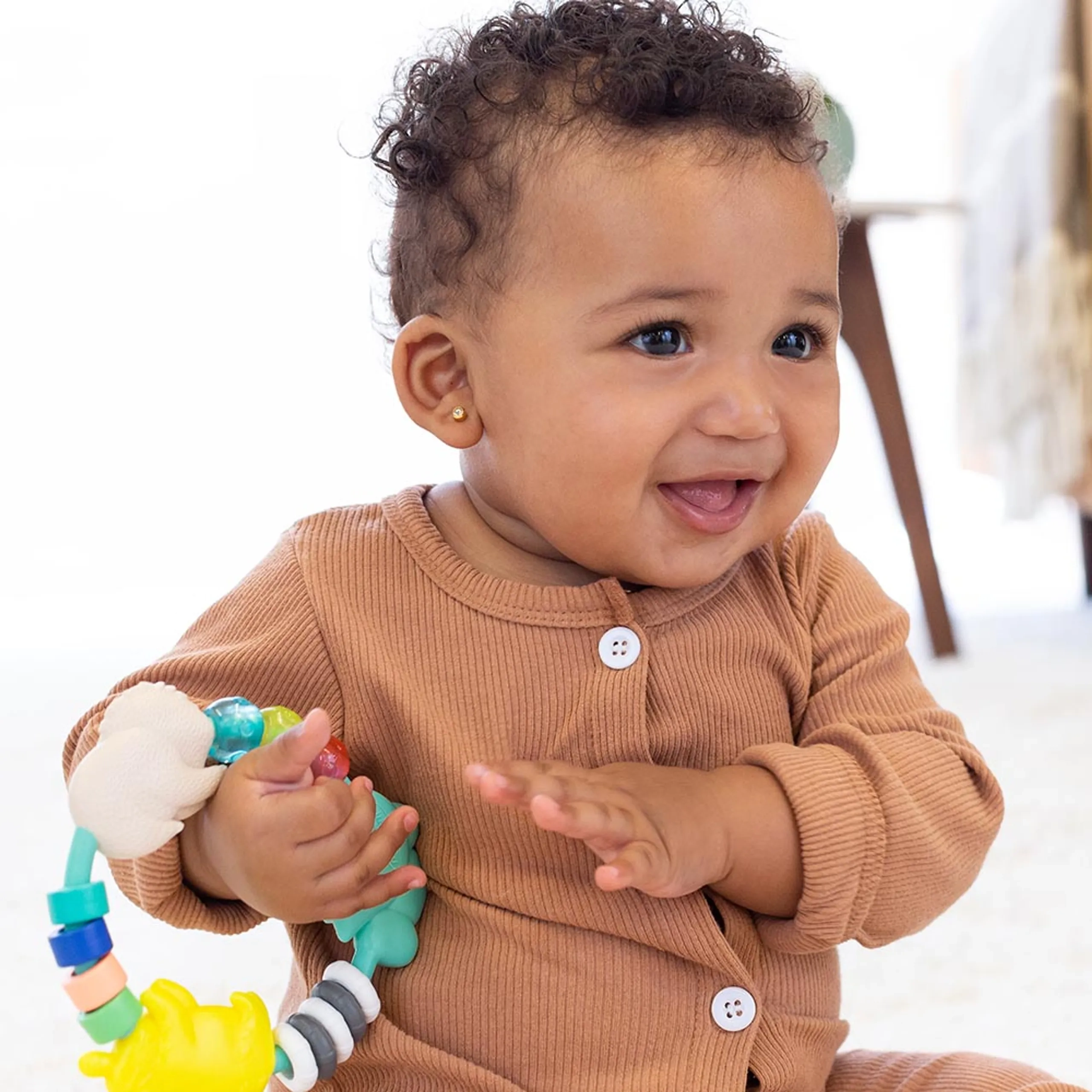 Busy Beads Rattle & Teether