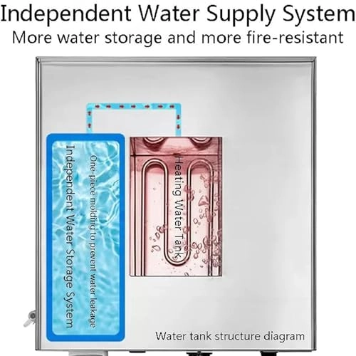 Electric Steamer - Four-Hole 30-110°C Stainless Steel