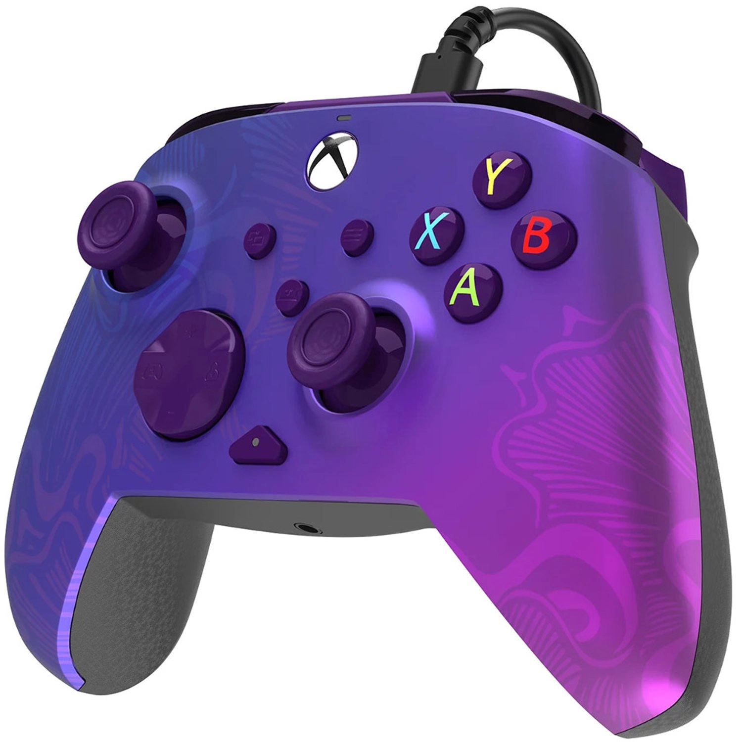 Xbox Rematch Wired Controller Purple Fade