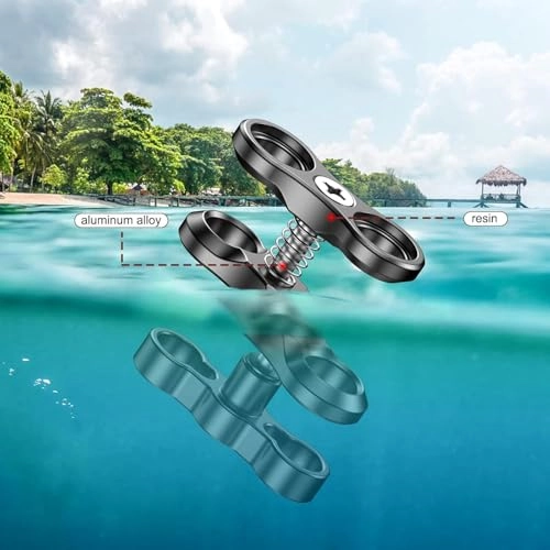 CP-2 - Double Ball Clamp Black