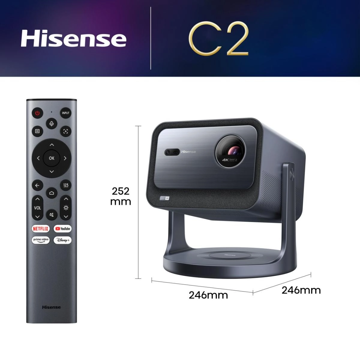 Hisense C2 2000 ANSI Lumens