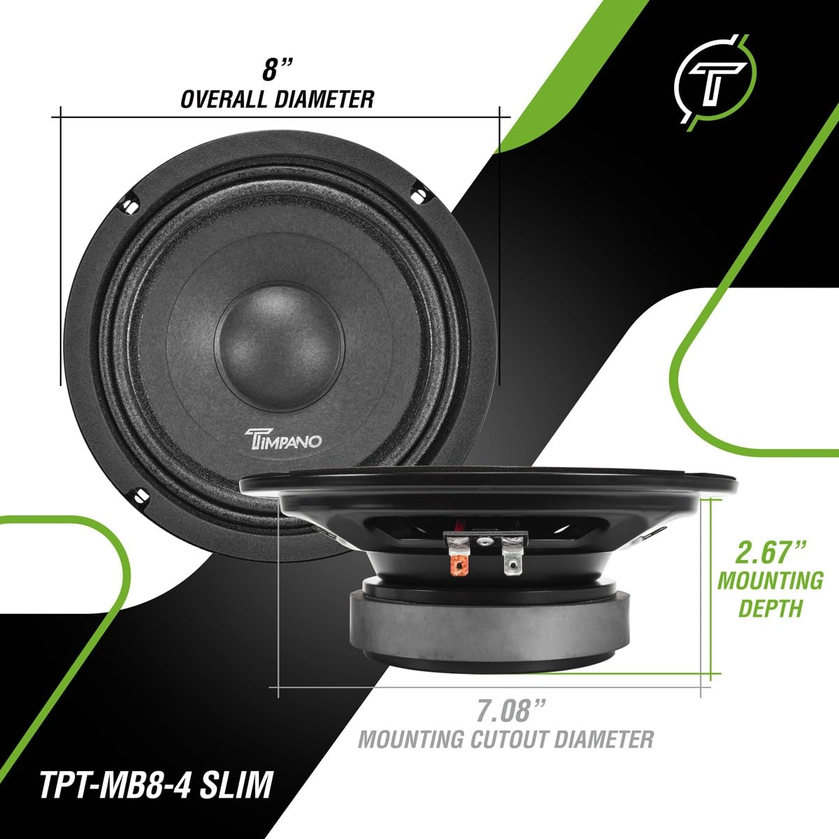 TPT-MB8-4 - 8 Inch Midbass