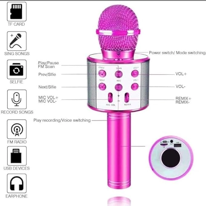 WIRELESS BLUETOOTH MICROPHONE