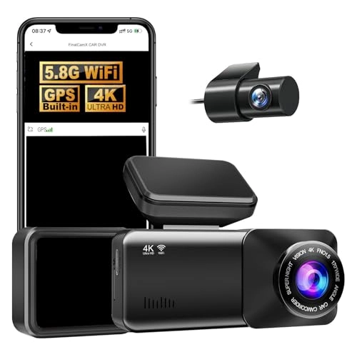 4K Lens Vehicle Security Camera + 64G Memory Card