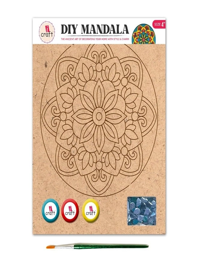 iCraft Mandala Art Kit - Lotus Harmony Design