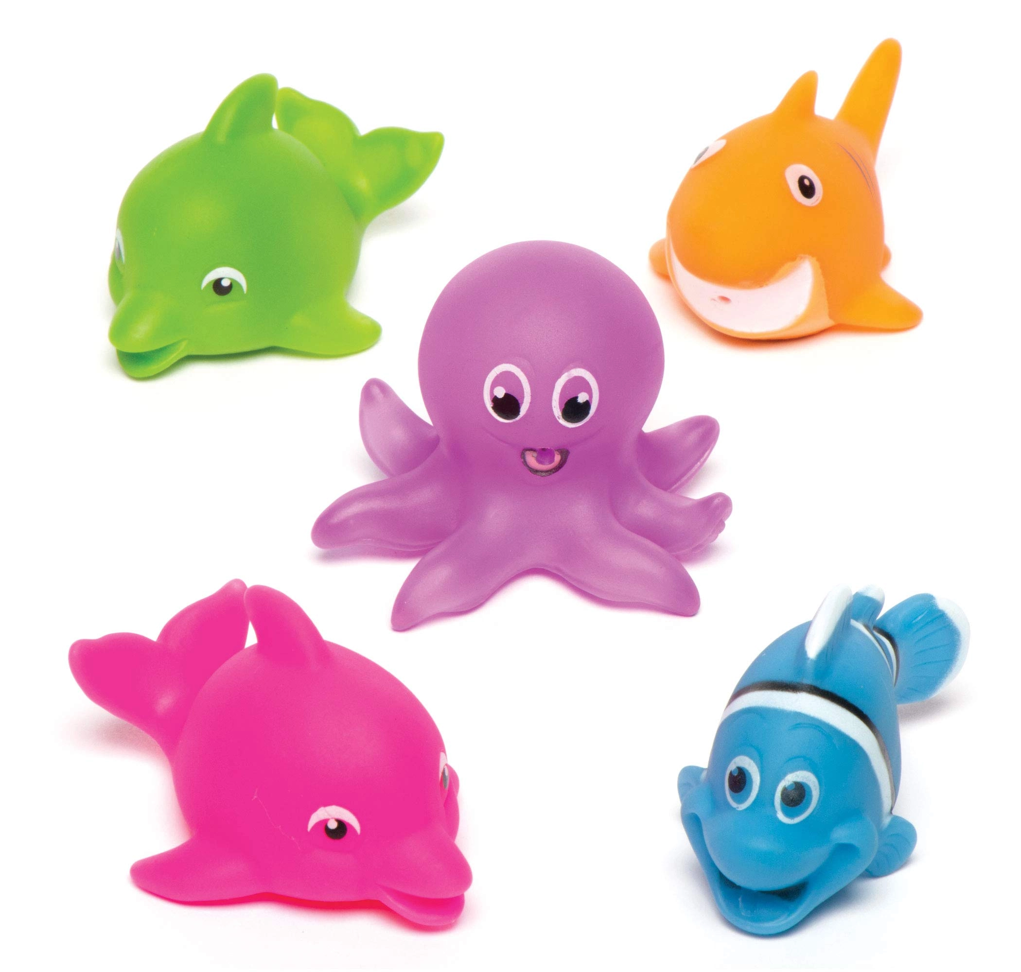 Baker Ross Sealife Squirters - Pack of 5 Assorted