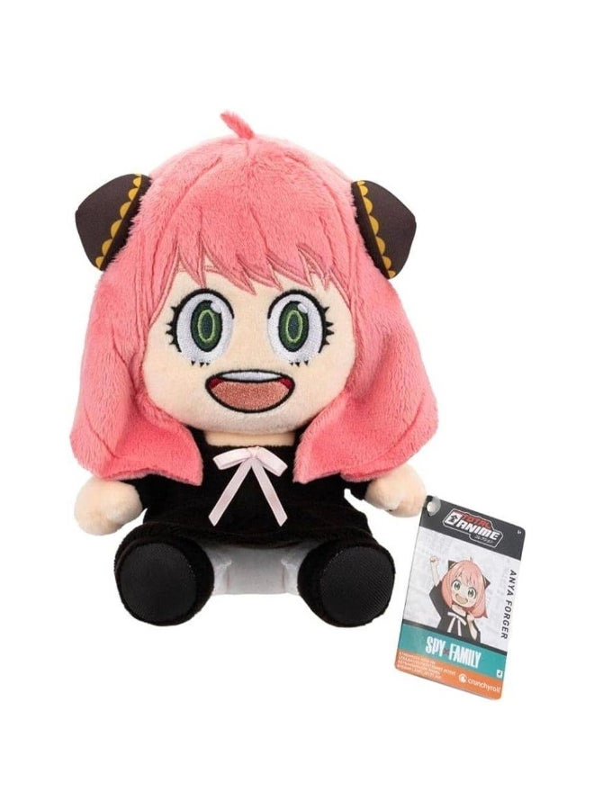 Jazwares Anya Forger Plush Toy - 20 cm Black/Pink