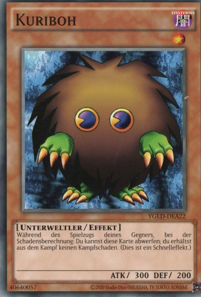 MZTCG (Near Mint) Kuriboh - Yugi's Legendary Decks (German)